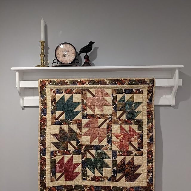 Quilt Hanger and Blanket Rack Display 50 Inch WIde