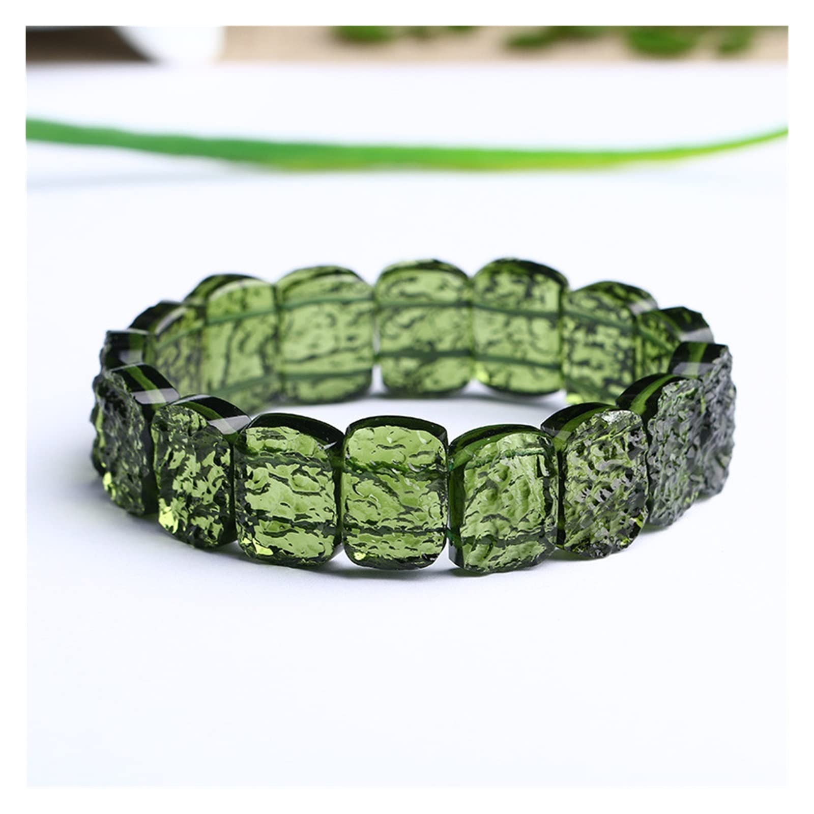 PEKMARPEKMAR Natural Moldavite Green Aerolites Czech Meteorites Crystal Jewelry Stone Gift