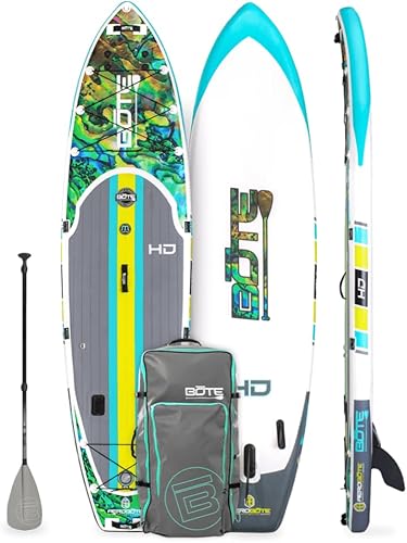 BOTE HD Aero - Tabla de remo inflable compatible con MAGNEPod iSUP con mochila de viaje para adultos y niños, apta para familias de 11 pies y 6