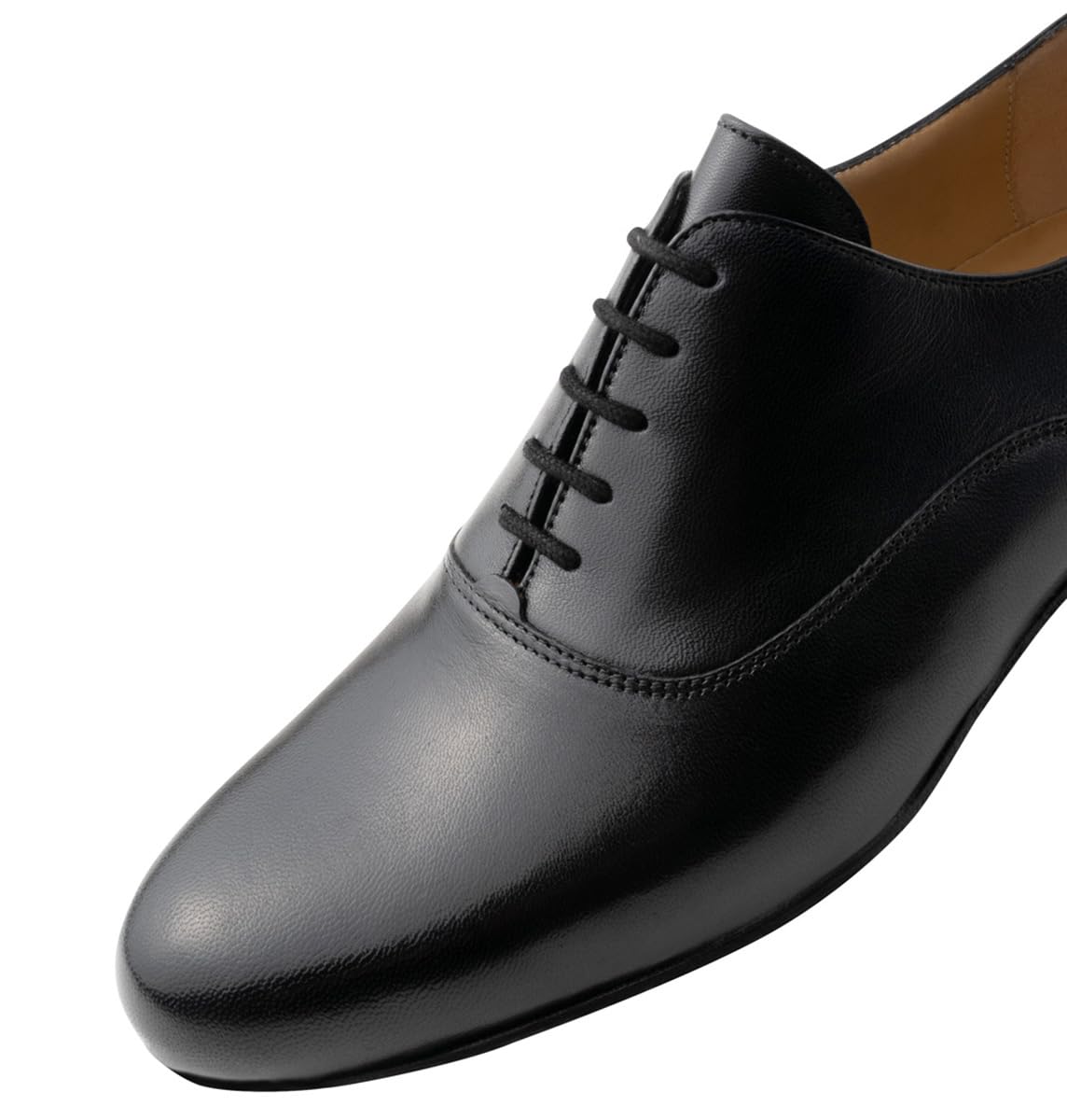 Werner Kern Herren Tanzschuhe Lugano 28015 - Leder Schwarz - Normalweite - 2 cm Standard Absatz - Made in Italy