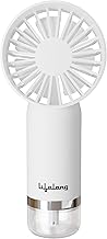 Lifelong Mini Hand Fan with Mist Function | 3 Speed Settings, Mist Spray, 4000 RPM | Type-C Charging, 2.5W BLDC Motor, 500mAh Battery | Handheld Portable Fan with Water Tank | Compact & Lightweight