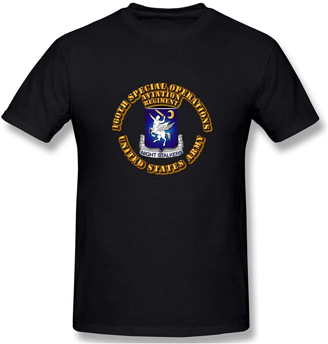 160th Special Operations Aviation Regiment Men's Cotton Performance Basic Short Sleeve T-Shirt