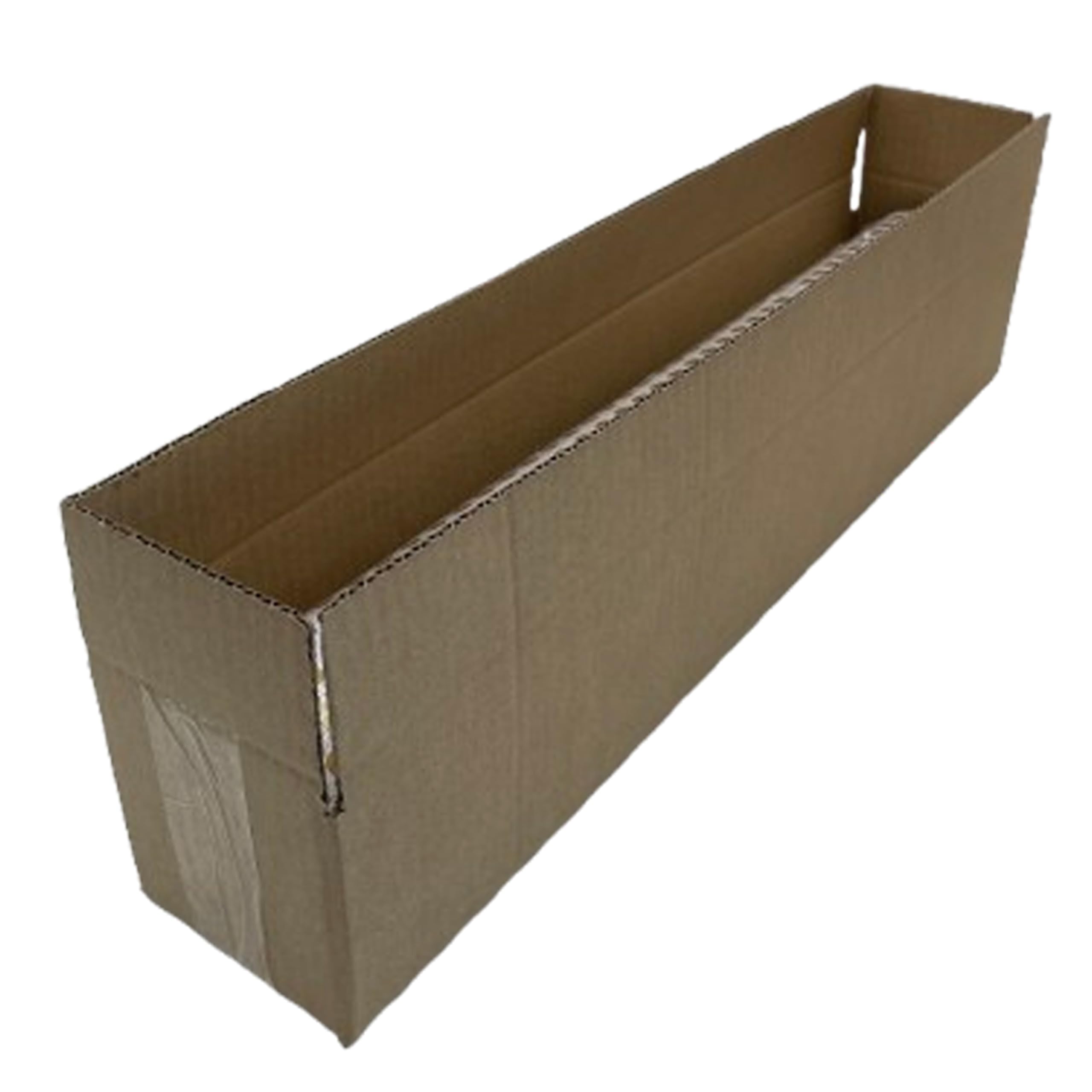 Pack 25 cajas de cartón reforzado 62x12x12 cm - Muy resistentes. Máximo aguante para envíos y almacenaje - Cajas alargadas para embalaje seguro y ecológico.