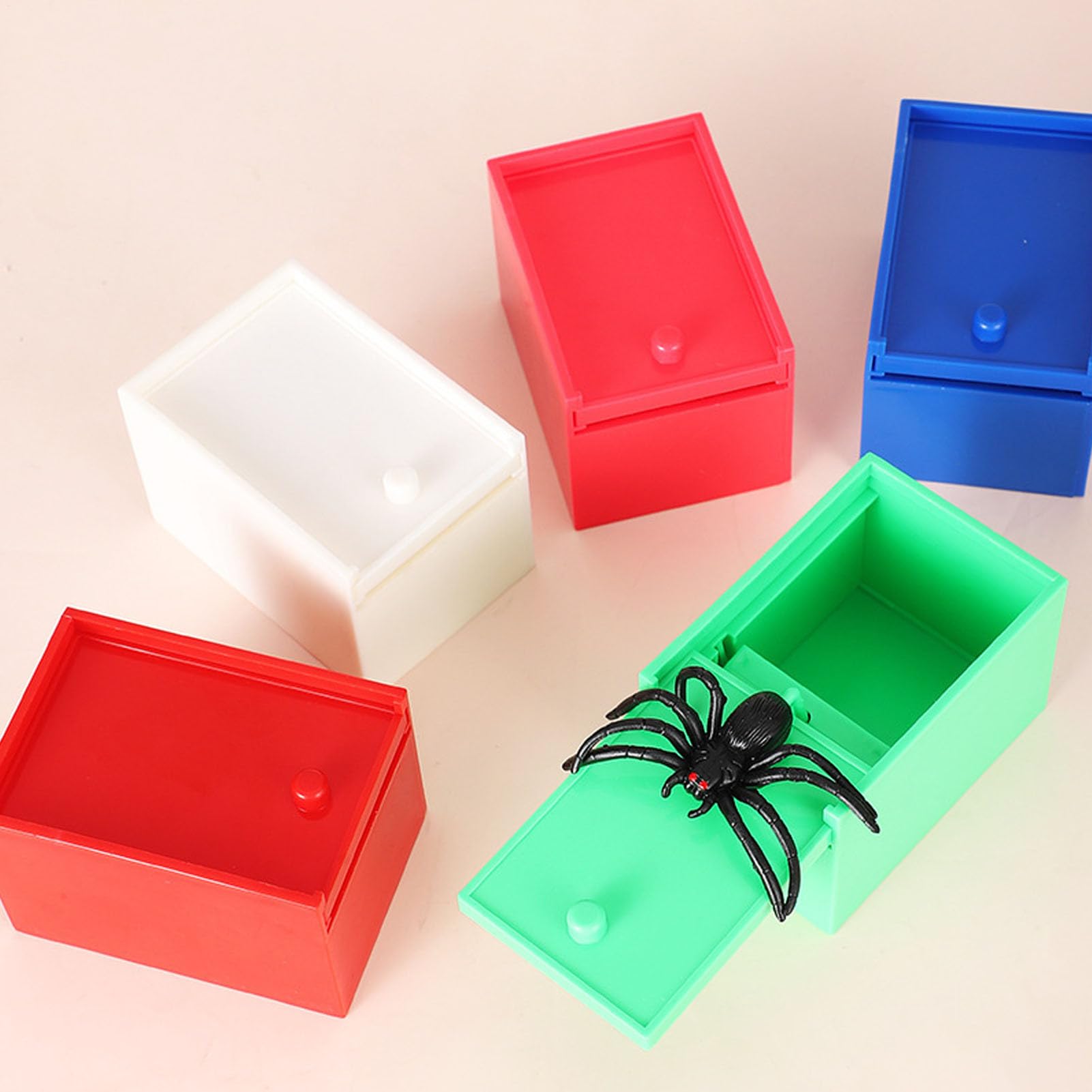 Halloween Spinnen-Schreckbox Lustiges Party-Streiche-Spielzeug | Trickreiche Spielzeuge Halloween-Streich-Spinnenbox Für Mädchen Kinder Aprilscherz Party Halloween Geburtstag Gruselig