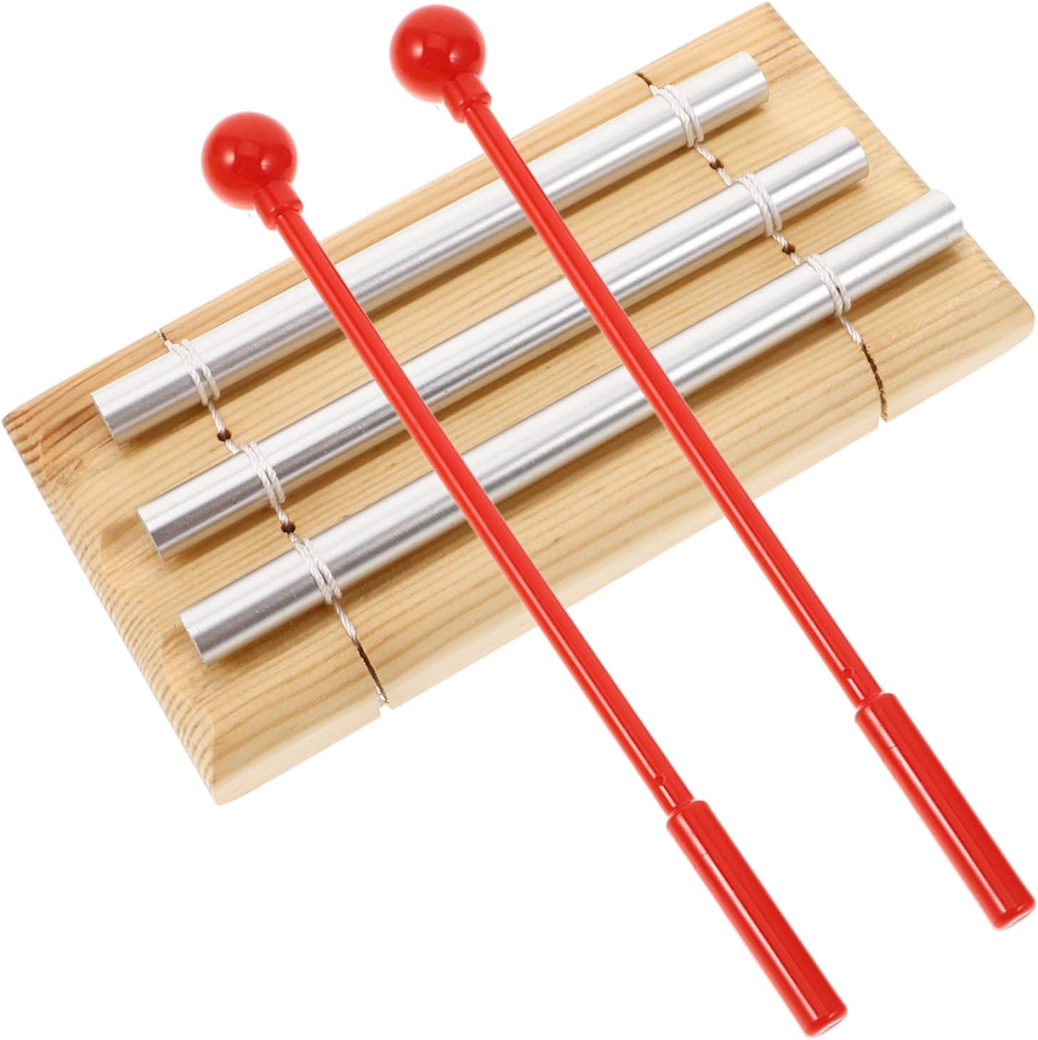 SUPVOX Meditation Chime with Three Tones Hand-held Instrument for Classroom Management Yoga and Mindfulness Sound Exploration Tool for Boy Girl