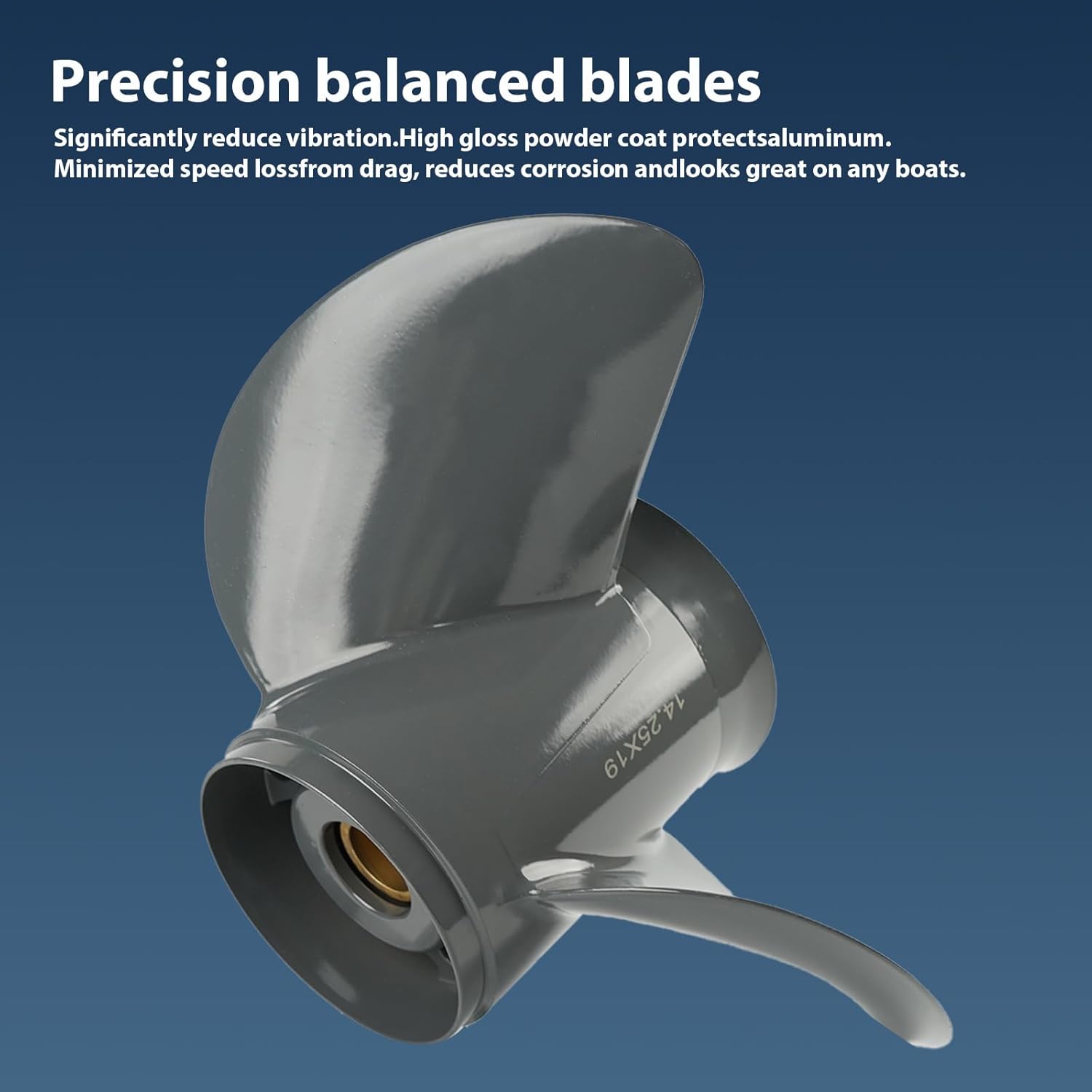 Aluminum Outboard Propeller 15x15, 14.8x17, 14.25x19 15.5×17 Fit for Honda Boat Engines 115HP 135HP 150HP 200HP 225HP 250HP, 15 Spline RH”