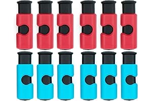 12-Piece Squeeze Bread Bag Clips with Secure Rubber Pads and Easy Release Mechanism