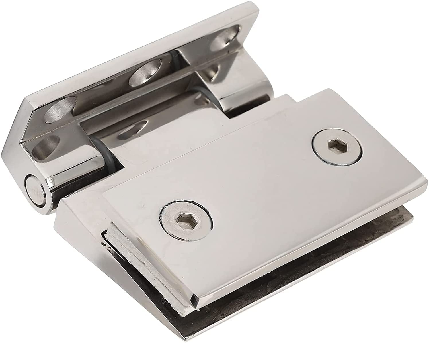 Oricalchasm One Color 304 Stainless Steel Glass Door Hinges Suitable Frameless Glass Door Hinge For Glass Door