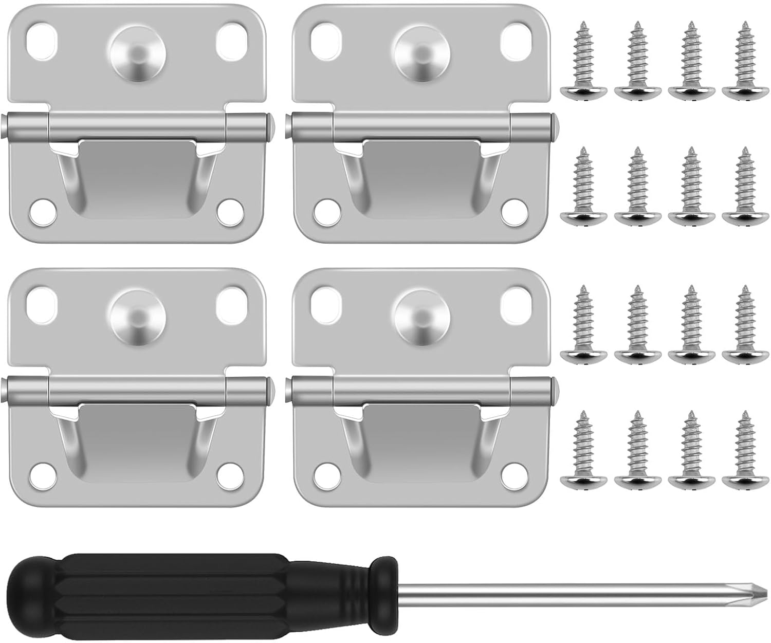 Cooler Stainless Steel Hinge Replacement for Coleman, Camping Coolers Accessories Compatible with Ice Chest Stainless Steel Hinges Replacement 5235 5250 5286b 6262 6270