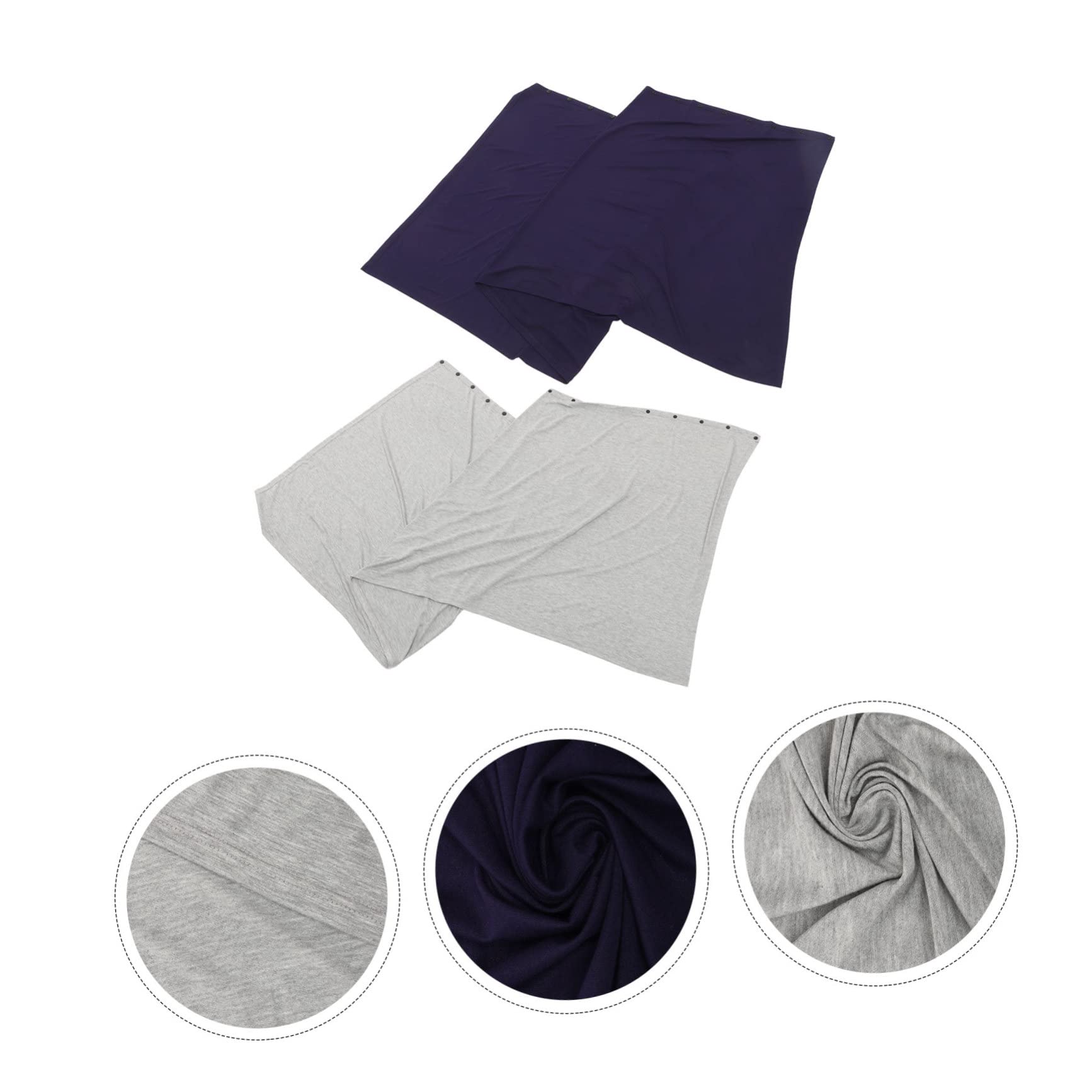 YARNOW Poncho Donna Regolabile in Cotone 2 Pz per Allattamento Esterno e Indoor