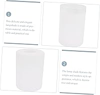 Vista 8 de Pantalla de cristal esmerilado Cilindro de luz colgante Cubierta de lámpara moderna