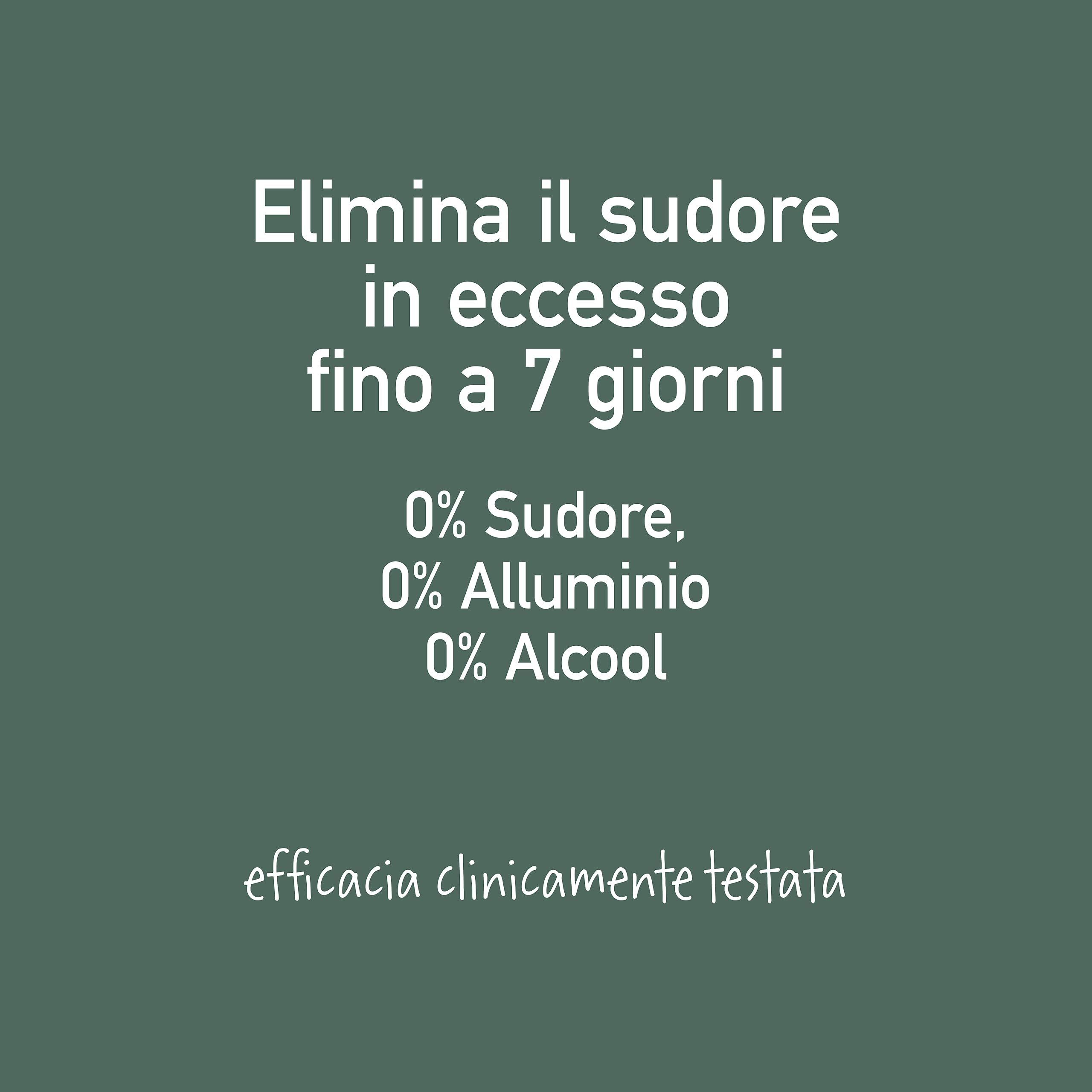 Deodorante Antitraspirante Naturale 50ml – Deodorante Roll On Antitraspirante Ascelle. Fino a 7 giorni di Protezione contro il Sudore - Vegano, Senza Alluminio e No Alcol - Elimina gli Odori