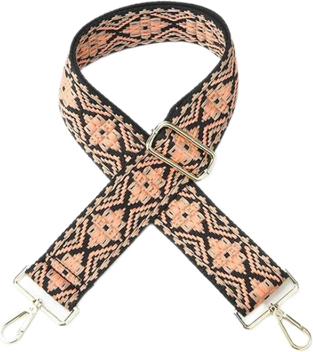 財布のストラップの交換 クロスボディのためのワイドバッグストラップ DIY.取り外し可能なショルダーストラップ織りハンドバッグの多色