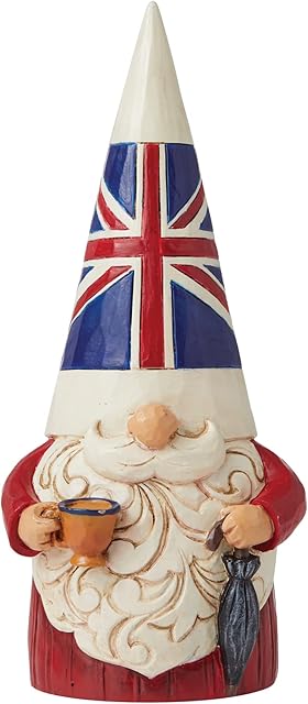 Enesco Jim Shore Heartwood Creek British Gnome Figurine 6008422