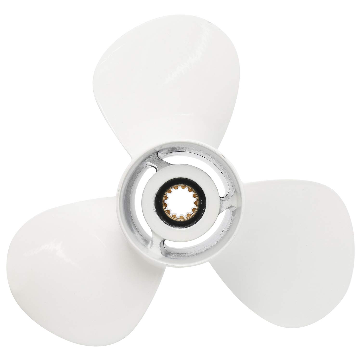 NovelBee 11 3/8 x12 elica in lega di alluminio per Yamaha 25-60HP motore fuoribordo 69W-45952-00