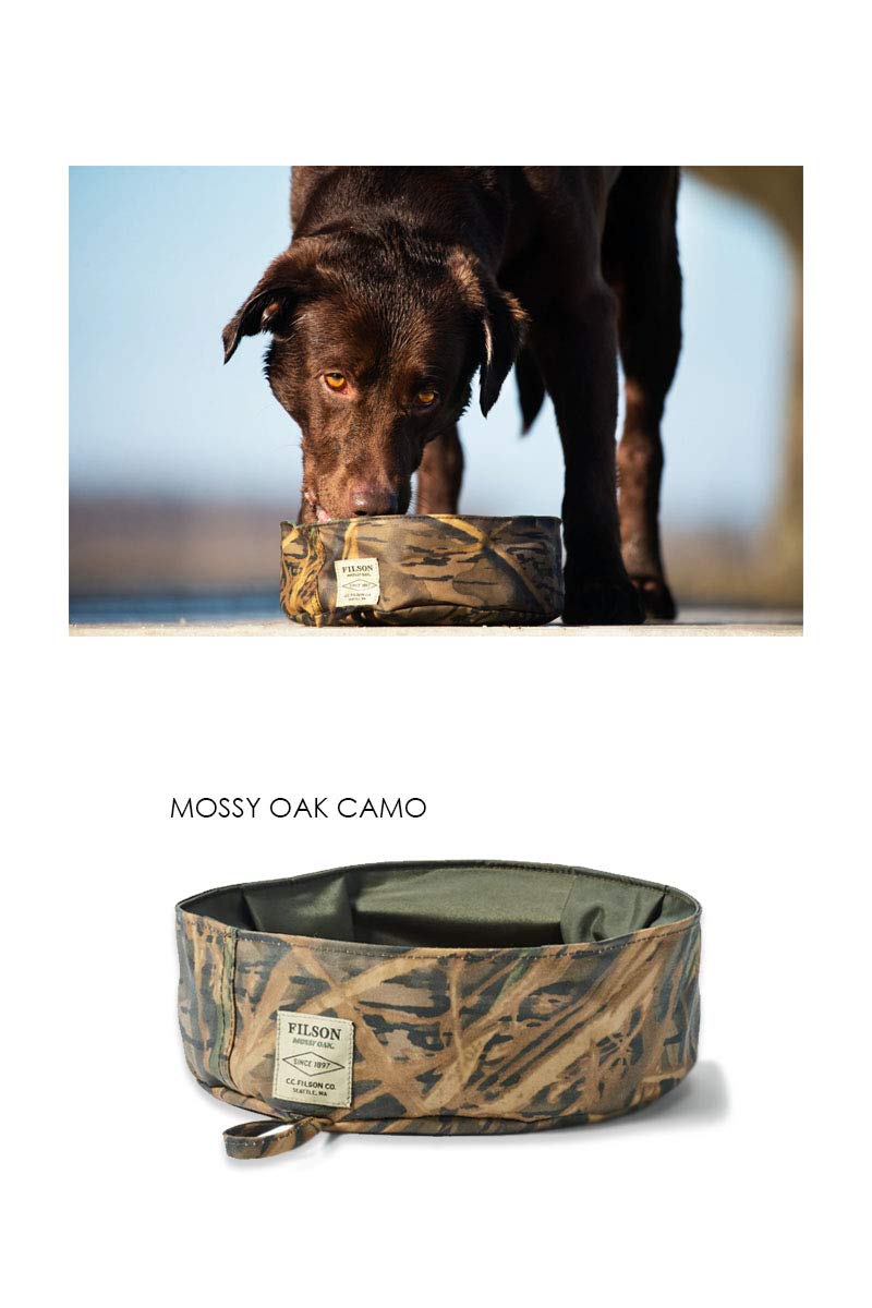 FILSON Short Dog Bowl フィルソン ドッグ ボウル Collapsible Tin Cloth® Dog Bowl | Filson