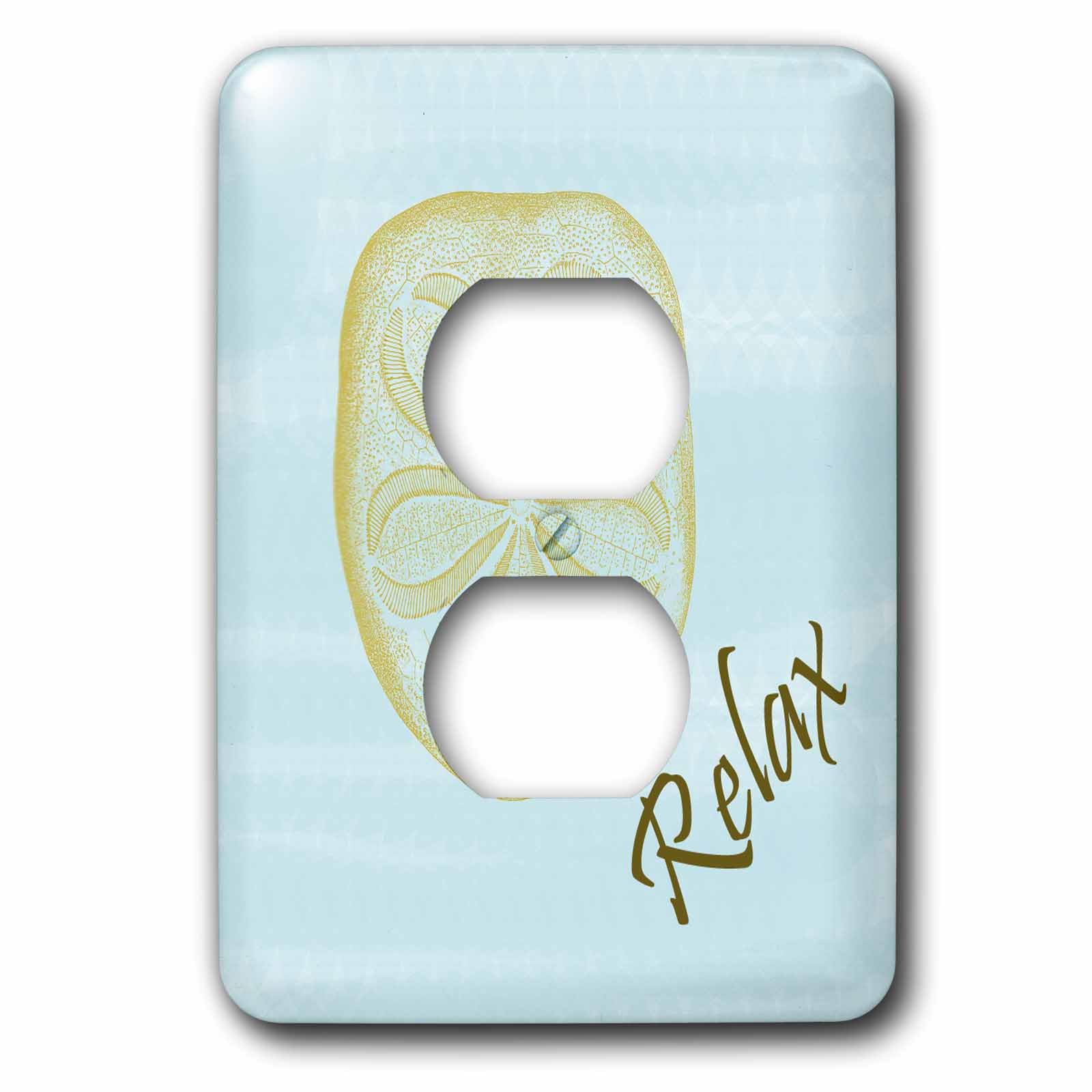 Couverture pour interrupteur 3dRose lsp_63639_6 motif plage océan