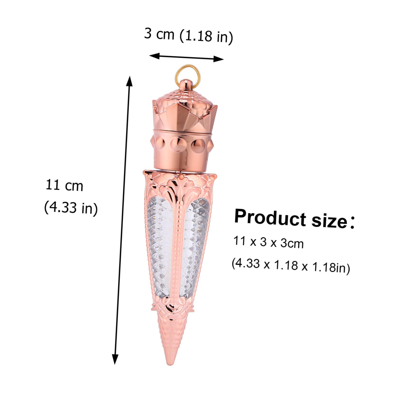 DOITOOL 10 Stück Leere Lipgloss Tuben 5ml Kunststoff Nachfüllbar Auslaufsicher Kompaktes Radieschen Design für Selbstgemacht und Alltag
