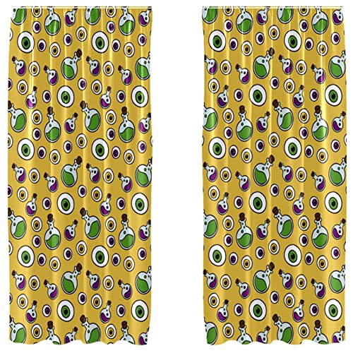 Juego de 2 paneles de cortinas naranjas que transforman la iluminación de tu dormitorio 2