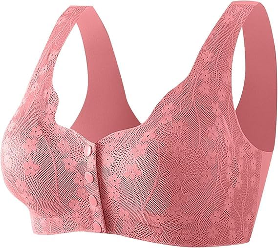 Women Front Closure Bras for Senior Older and Sleepy Comfortable Bralettes Everyday Bra