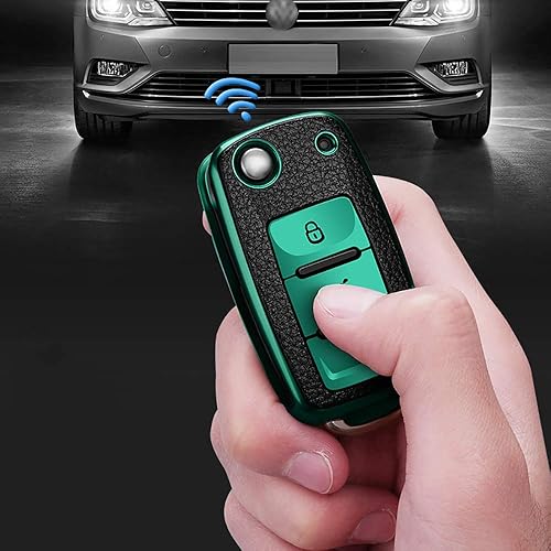 Miniatura 5 de ontto Funda con tapa para llavero para Volkswagen Passat Tiguan