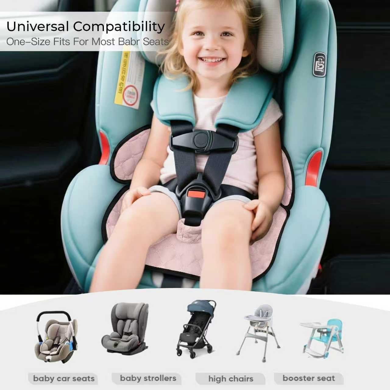 2 Pack Waterproof Piddle Pads Carseat Potty Training Car Seat Protector Waterproof Car Seat Liner Cover to Prevent Pee