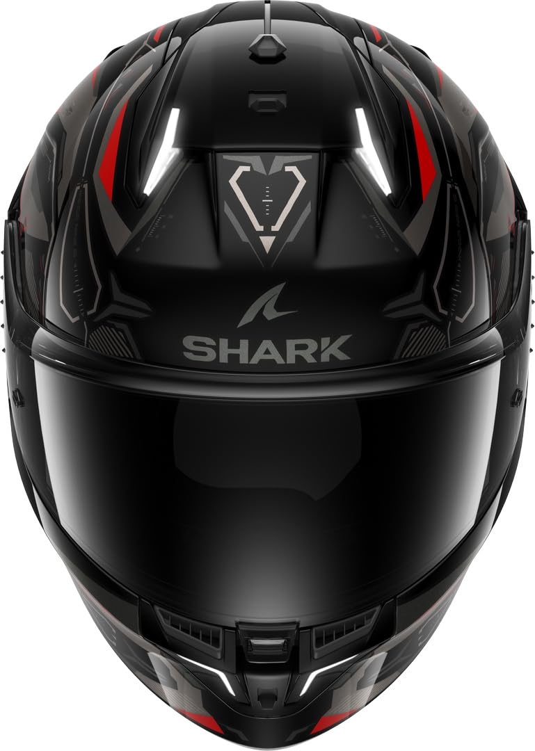 SHARK, Casco Moto Integrale SKWAL i3 LINIK Black / Red / Grey KAR, L