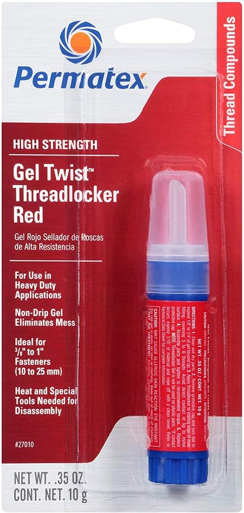 Threadlocker Red Gel 10 Gram