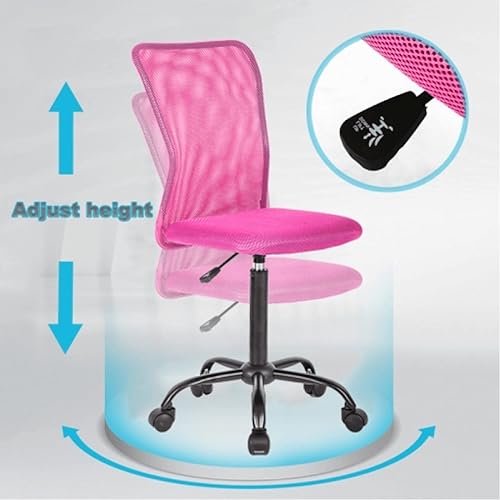Miniatura 3 de Silla de oficina ergonómica para computadora, silla de escritorio de malla con soporte lumbar, silla de escritorio ajustable barata para