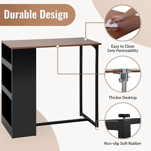 Miniatura 6 de Sillas de comedor, sillas de cocina, juego de 2 sillas de comedor para espacios pequeños para 2 muebles modernos rectangulares (solo 2 sillas)