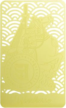 Fengshuibringluck Feng Shui Windhorse Power Amulet Gold Card Windhorse, FW5543