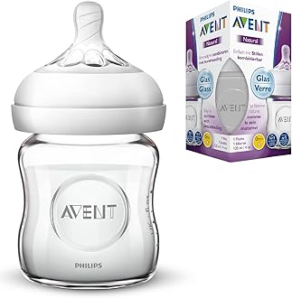 AVENT Philips - Natural Glass Baby Bottle, Pack Of 1