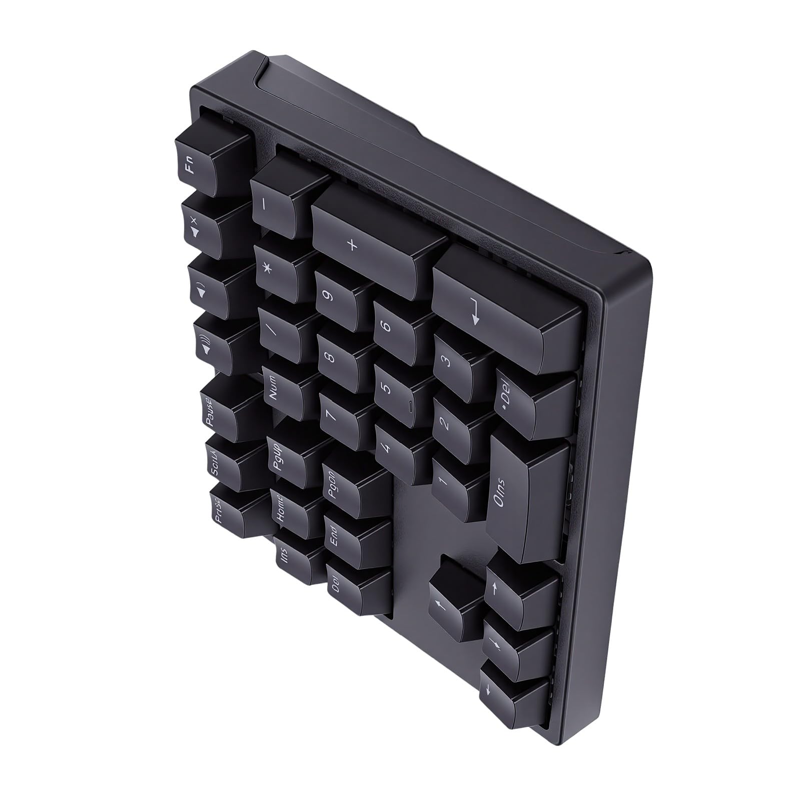Dpofirs Pavé Numérique Mécanique Filaire, Clavier Numérique USB 34 Touches avec Rétroéclairage LED RVB, Interrupteur Rouge, Touches PBT, pavé pour Ordinateur Portable,