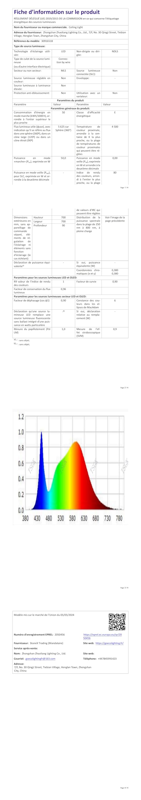 Comely Plafoniera da soffitto LED moderna 50W, 5625LM. Design elegante a cinque teste in acrilico e ferro, ideale per soggiorno, camera da letto o sala da pranzo. Luce naturale 4500K, bianco, 70cm
