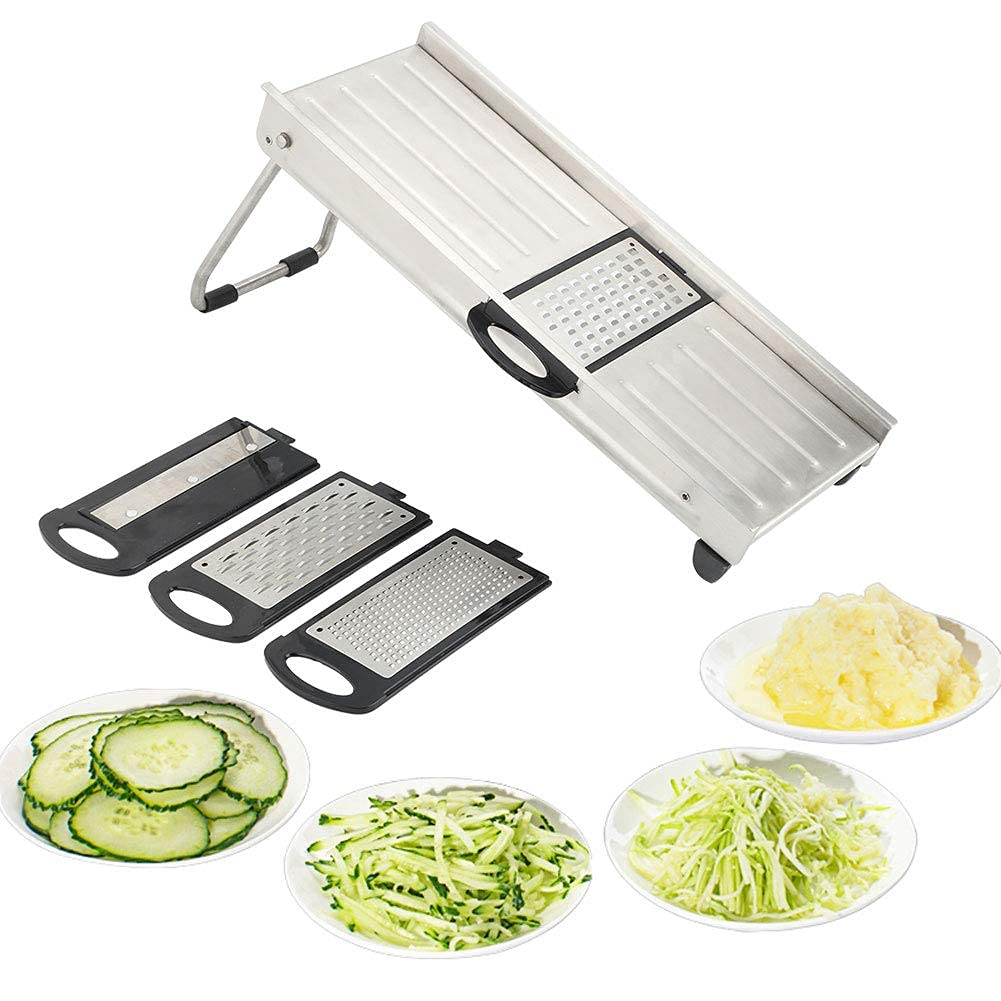 Desktop mini groentesnijder rijst peper bosui snijmachine commerciële multifunctionele uien snijmachine,6000 RPM hoge snelheid,1-5mm dikte verstelbaar,110sc-110v