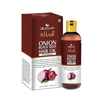 Dr Vegan Onion Black seed Hair Oil - Hair Growth|Complete Hair Nourishment|Suitable For All Hair Types - 100 ml