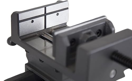 Miniatura 4 de WEN Tornillo de banco cruzado, 4.25 pulgadas con tobogán compuesto para molinos y prensas de taladro (CV414), líquido de corte Black & Tap Magic