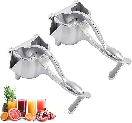 Extractor de jugo de fruta fresca, exprimidor de mano mejorado 2026, exprimidor de limón, prensa manual con agarre ergonómico, fácil de usar y