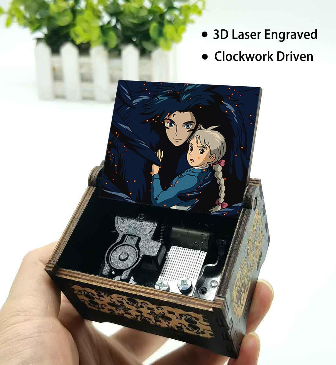 Micteney Howls Moving Castle Music Box Merchandise,Play tune Merry
