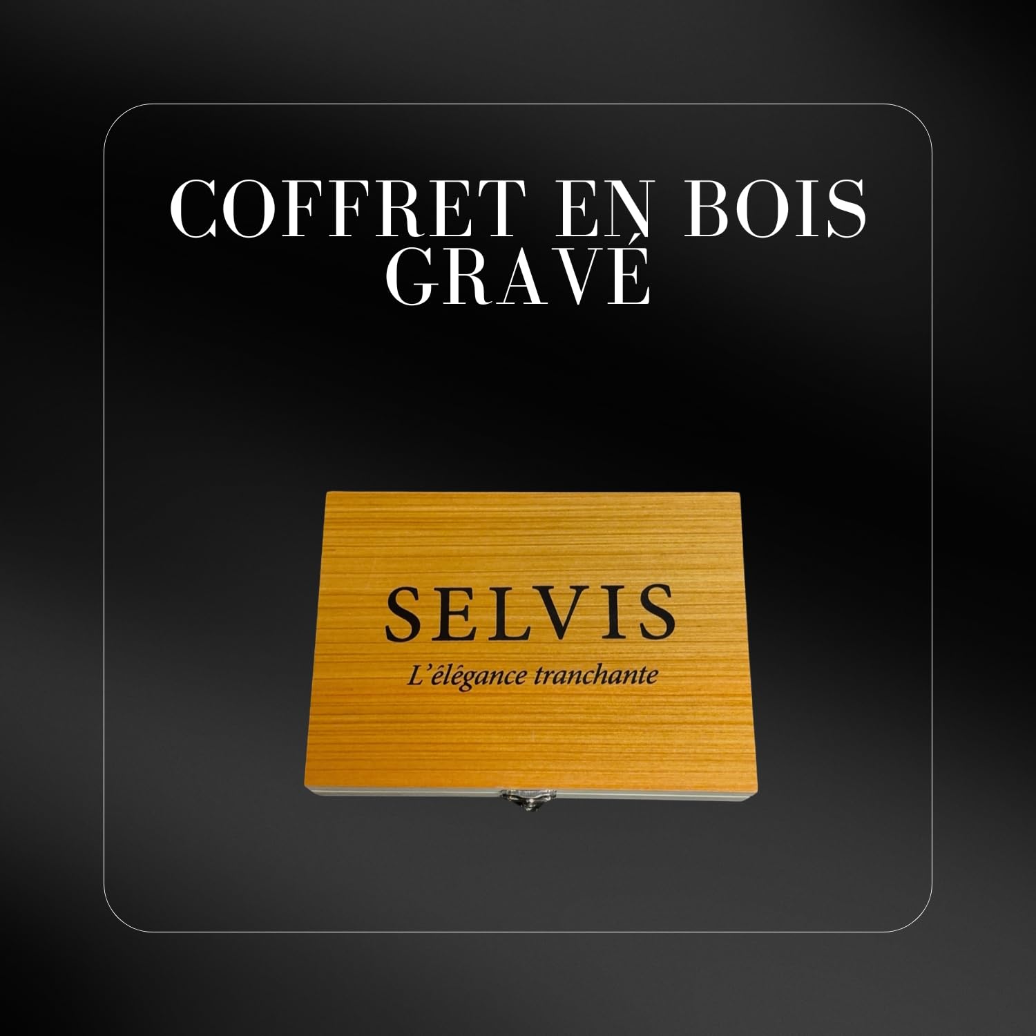 Couteau Pliant Tradition Française Type Laguiole - Coffret - Cadeau Homme