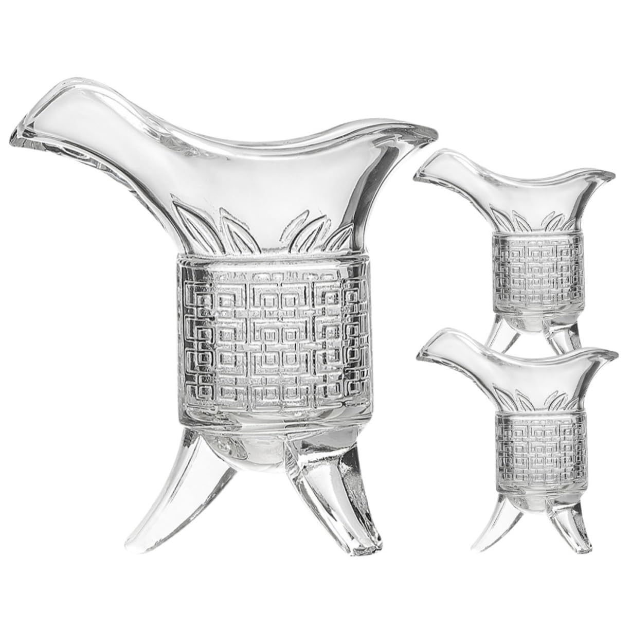 Verres à liqueur vintage et distributeur de vin rétro pour bar et table