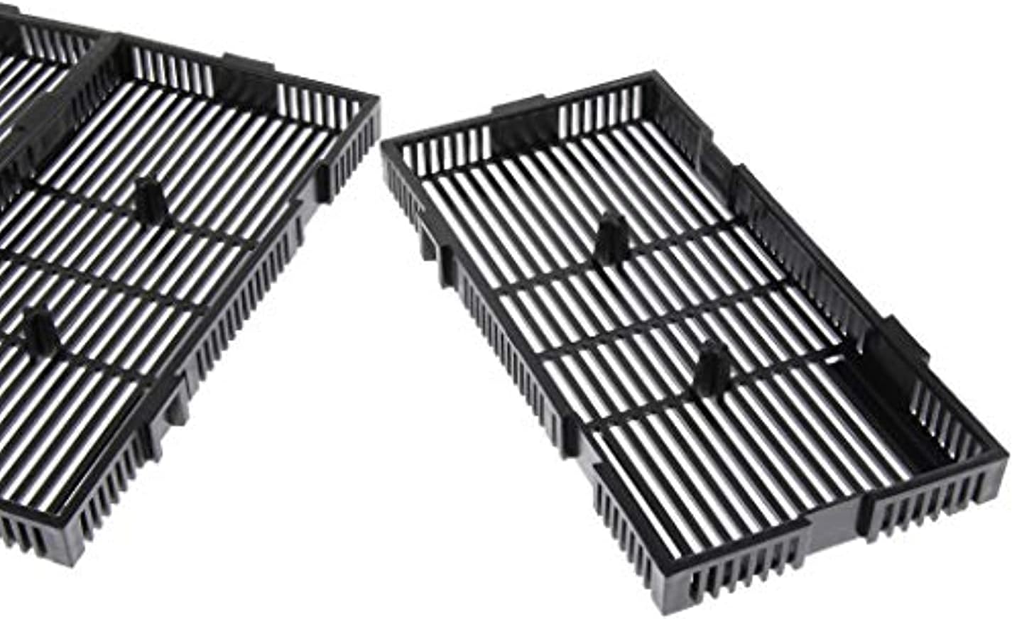 10Pcs Grid Isolate Board Divider Fish Tank Bottom Black Filter Tray Aquarium