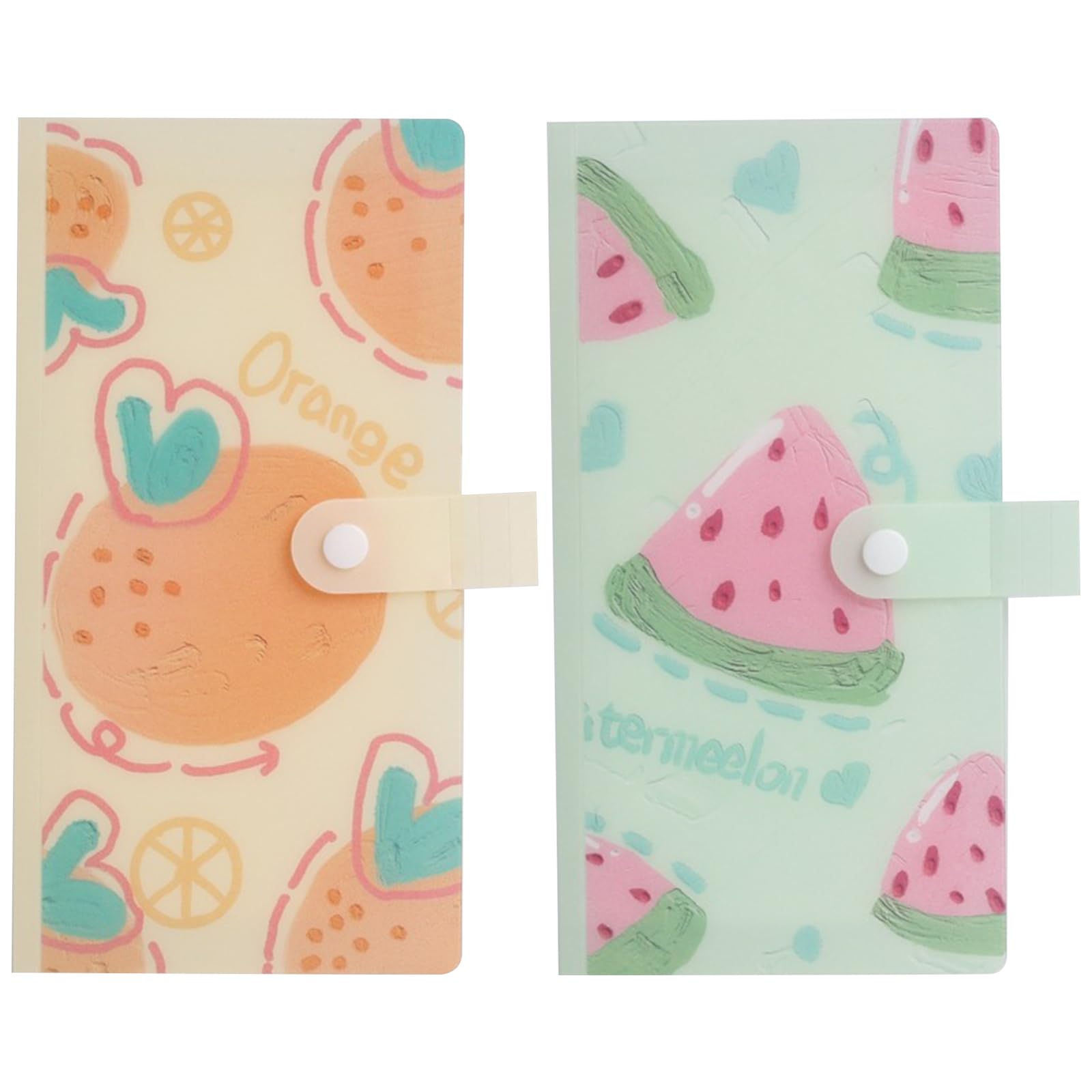 LUOFANG 2Pieces 60 Pocket Card Album Trading Card Album Folders Game Card Storage Folders Side Loading Pocket Card Binder