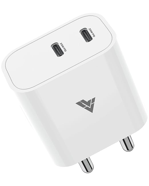 Vaku Luxos NEXOR 25W Dual PD Adapter - White