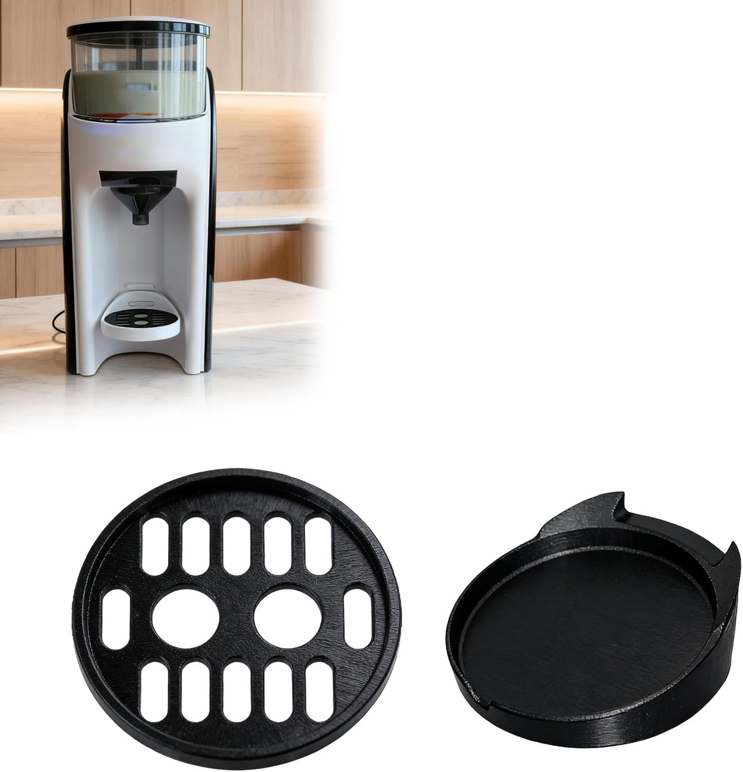Drip Tray and Bottle Grate Replacement Compatible with Baby Brezza Pro - Essential Parts for Easy Cleaning and Maintenance