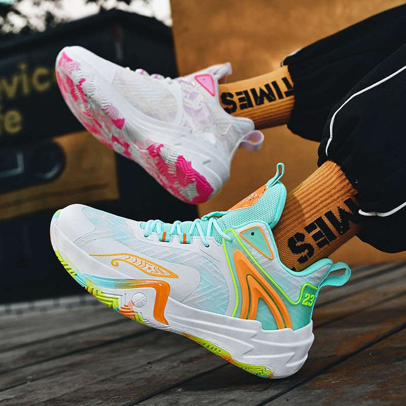 Women Men Basketball Shoes Walking Running Shoes Breathable Comfortable Sneakers for Adult3