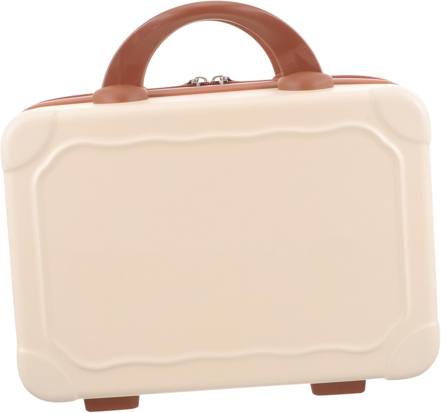 Portable Makeup Travel Case Stylish Cosmetic Organizer Suitcase with Capacity for Women for Organizing Makeup Jewelry and Accessories Compact Design