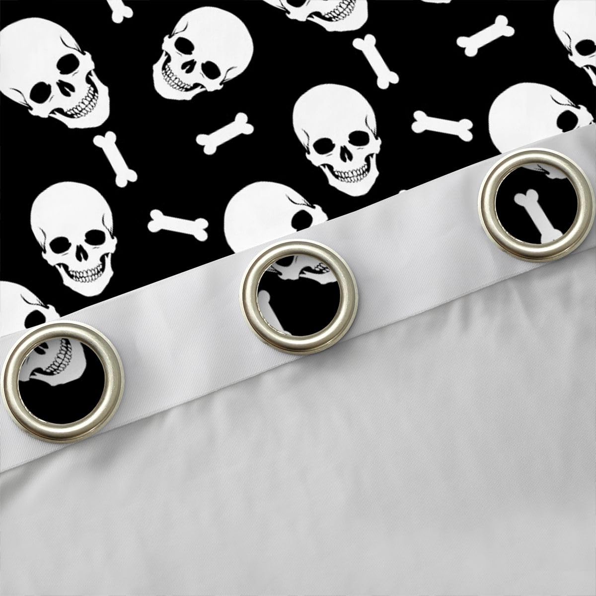 Loussiesd Happy Halloween - Trattamenti per finestre, 2 pannelli W46*L54
