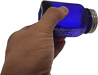 Vista 3 de Salero y pimentero vintage (azul, mediano)