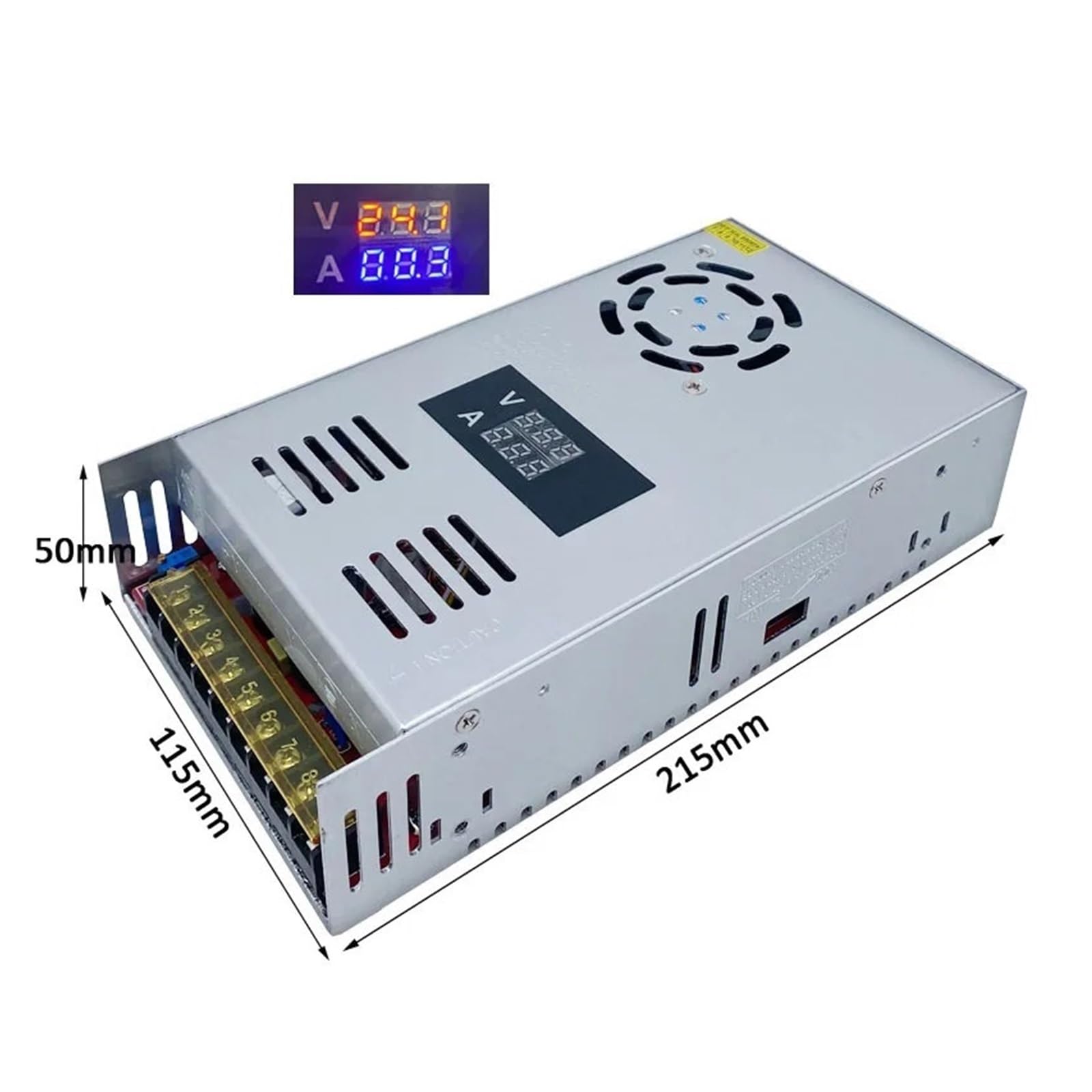 Fuente de alimentación conmutada, tensión ajustable, corriente DC 0-12 V, 24 V, 28 V, 36 V, 48 V, 60 V, 70 V, 100 V, 600 W, pantalla digital para LED (30 V)